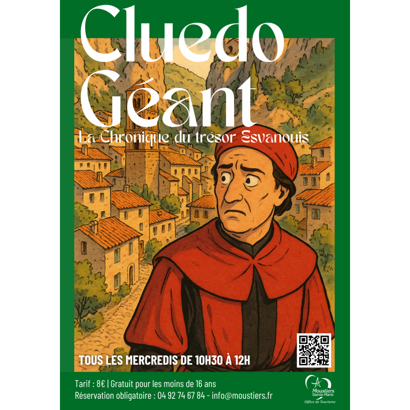 Visite guidée Cluedo géant : "La Chronique du trésor Esvanouis" Visite guidée Cluedo géant : "La Chronique du trésor Esvanouis"