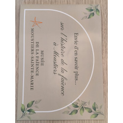 3 livrets de découverte sur la faïence de Moustiers